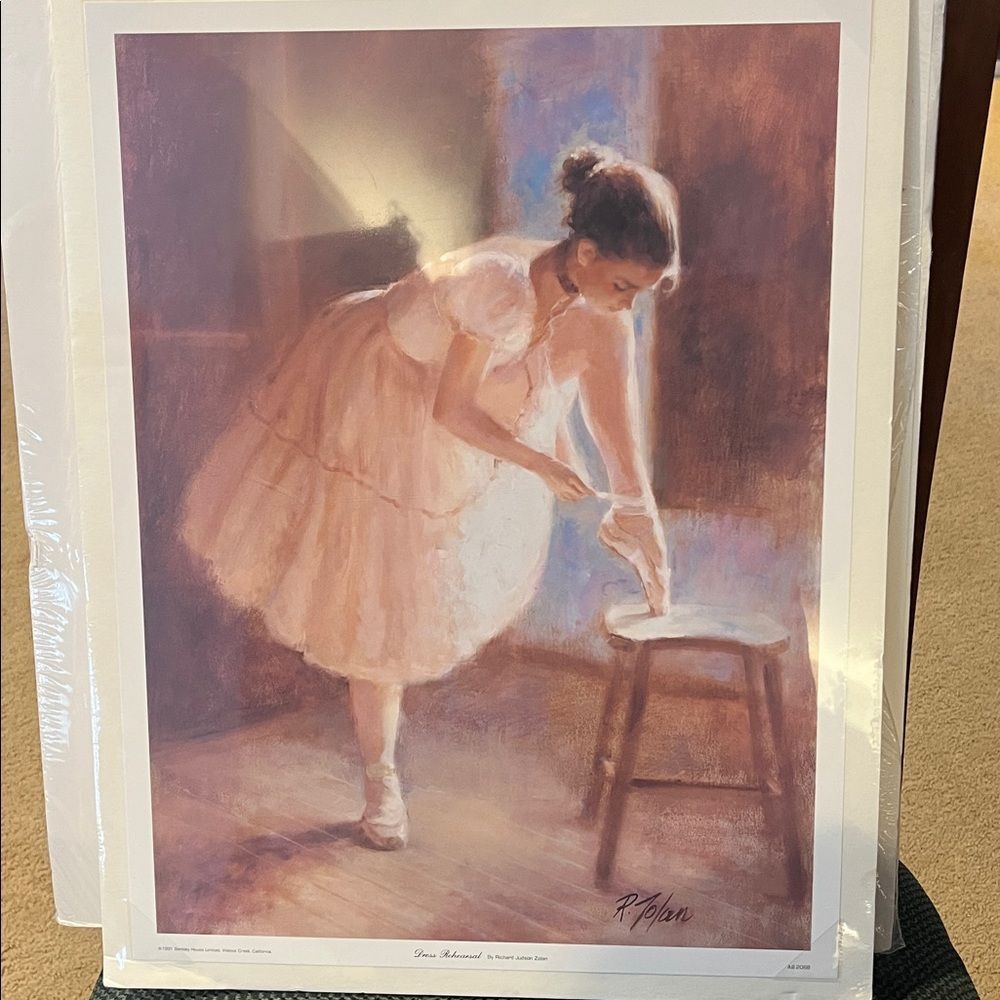 Elegant Ballerina Art Prints -Set of Two
